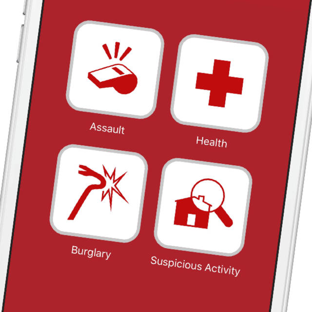 Skärmdump från appen